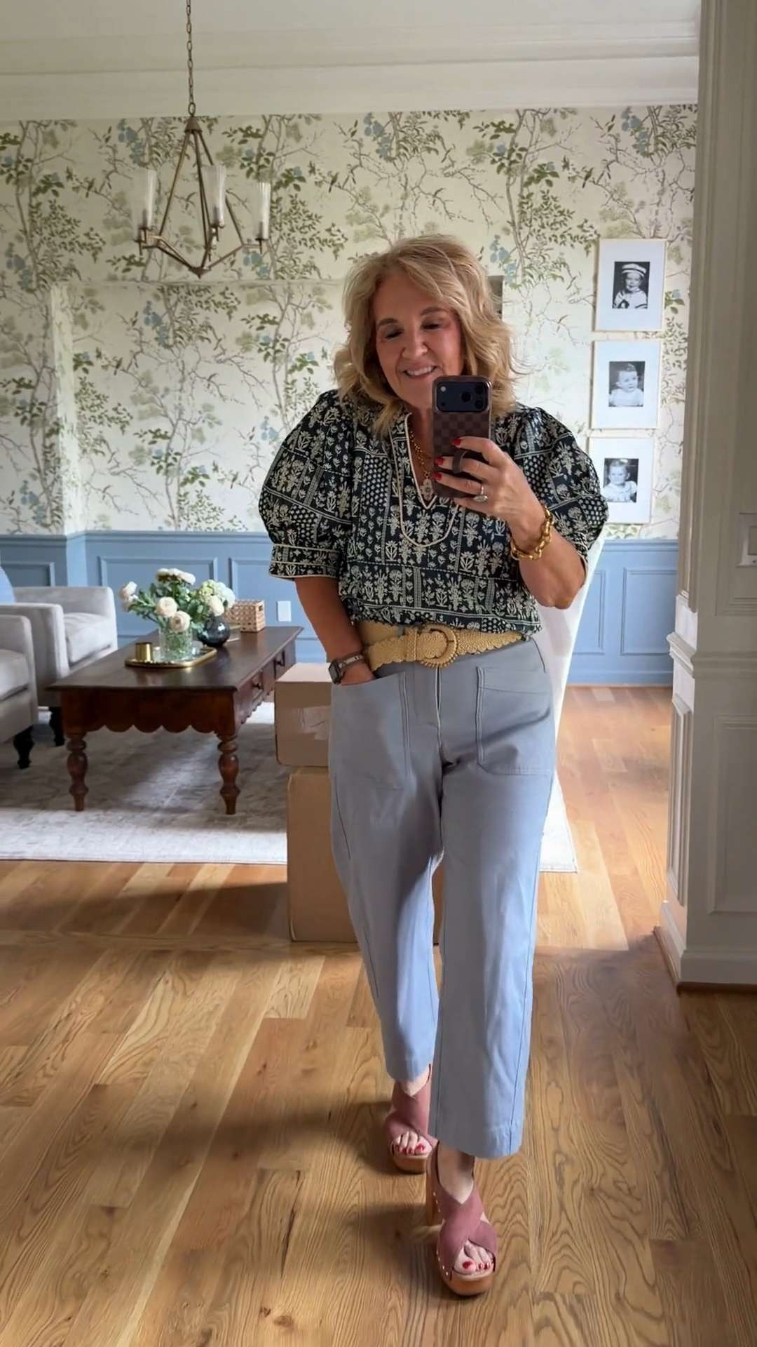 Tap the bell 🔔, heart ❤️ this post, and save for later!

Looking for a summer pant that feels comfortable without looking casual?

✔️ Lightweight stretch twill moves with you all day
✔️ Smooth, polished look without feeling restrictive
✔️ Easy to pair with printed tops, tees, or lightweight sweaters

Fit note: I'm typically wearing a medium, but these run roomy through the hips and thighs. I sized down to a small petite for a cleaner fit.

This is the kind of outfit I'd wear for school pickup, lunch with friends, travel days, or everyday errands when I still want to look put together.

If you've been searching for a comfortable non-denim option for summer, this one is worth a look. 

 #LTKootd #LTKSeasonal #LTKOver40