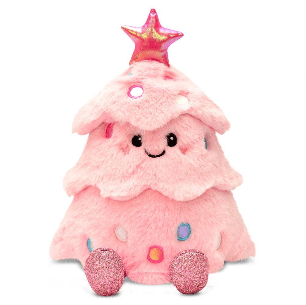 Glitter Pink Christmas Tree Plush | Shop Sweet Lulu