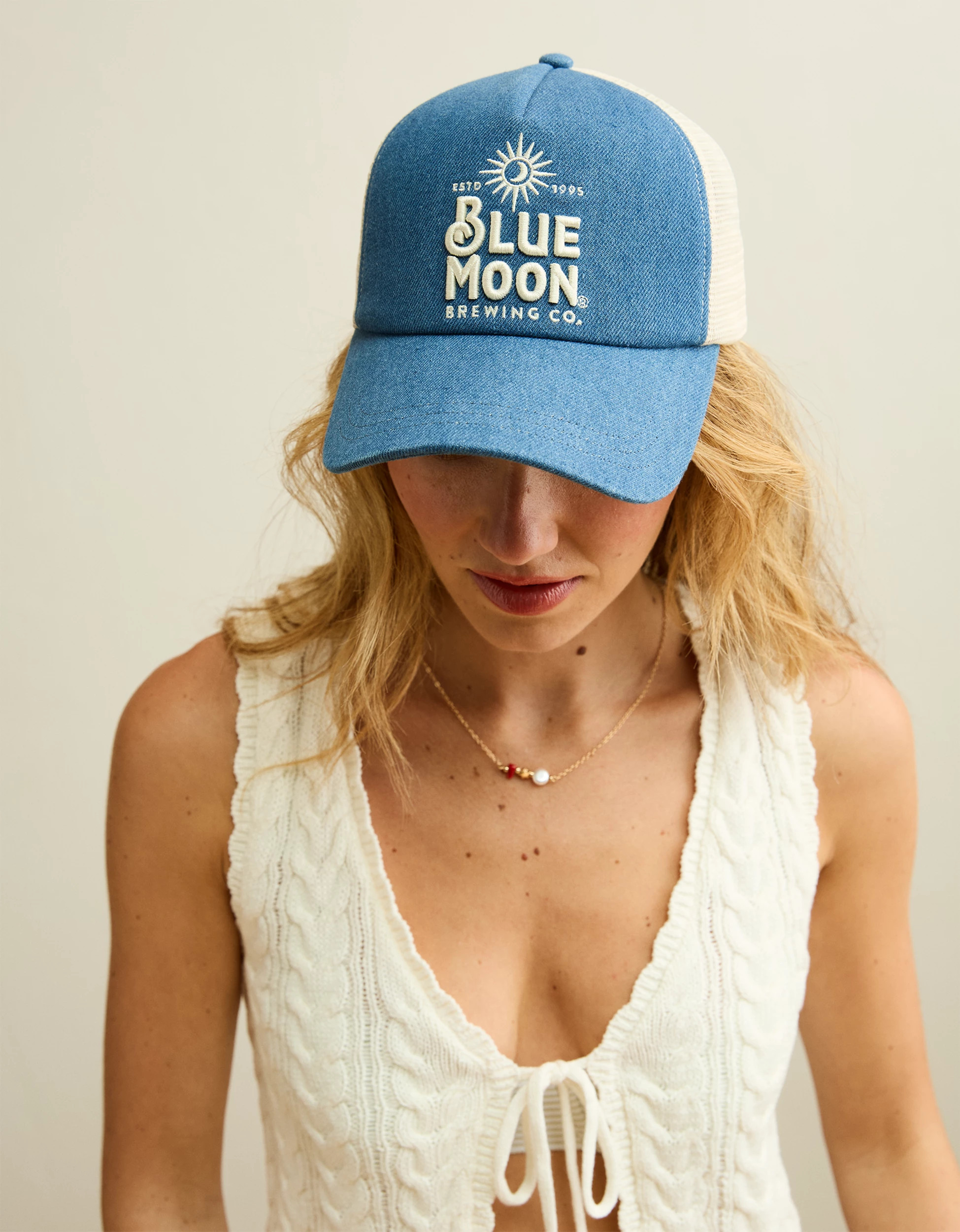 AE Blue Moon Trucker Hat | American Eagle Outfitters (US & CA)
