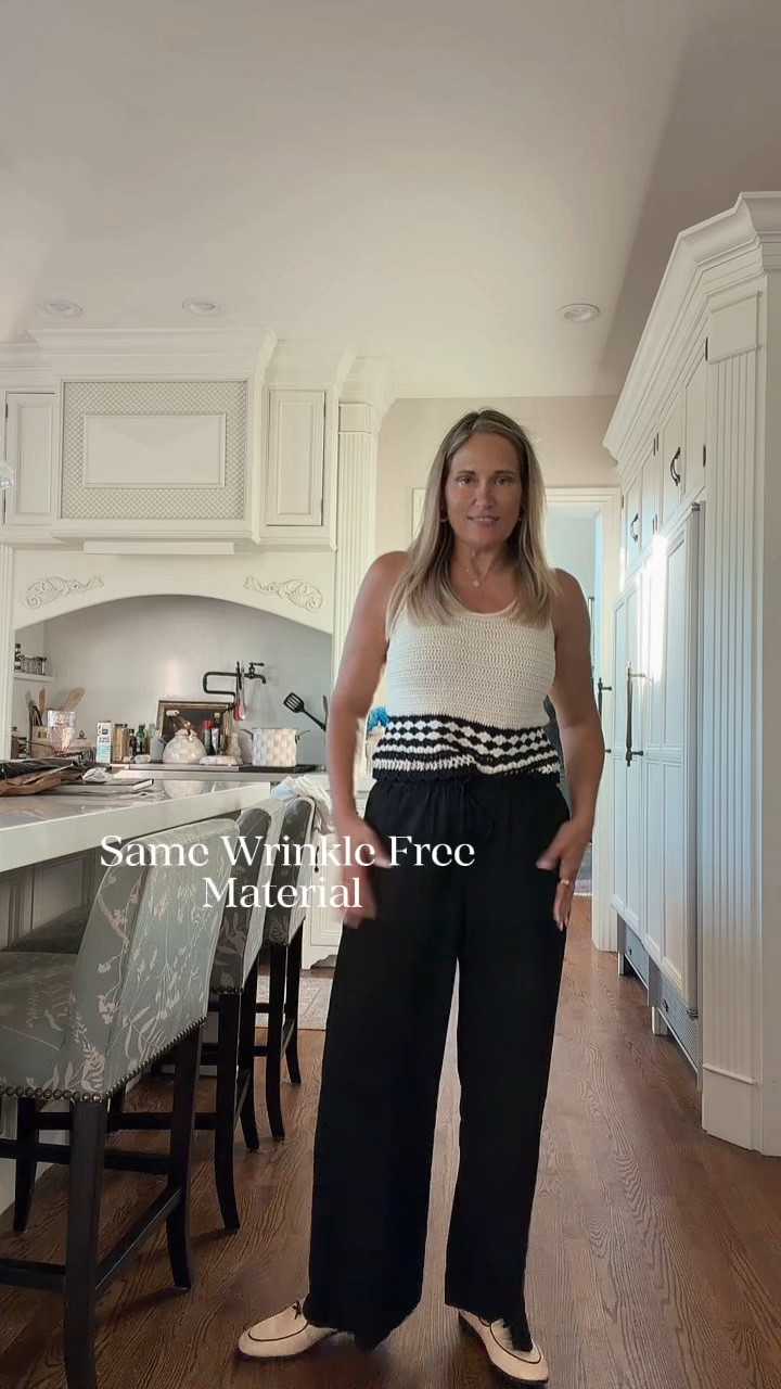 Love these pants so much!!! And they are $100 less than my sister’s!

#LTKootd #LTKOver40 #LTKSaleAlert