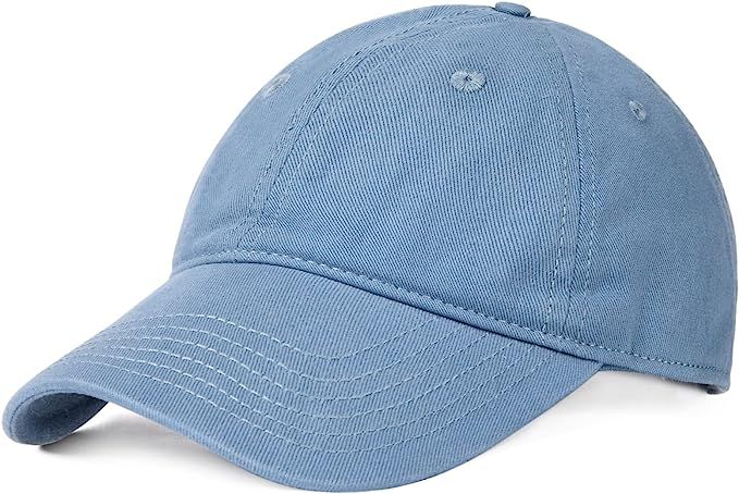 Toddler Baseball Hat Boys Girls Baseball Cap Washed Cotton Adjustable Kids Hat for Summer | Amazon (US)