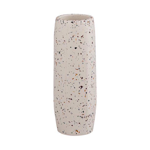 Terrazzo White Concrete Vase - Medium Skinny by TOV Furniture - Walmart.com | Walmart (US)
