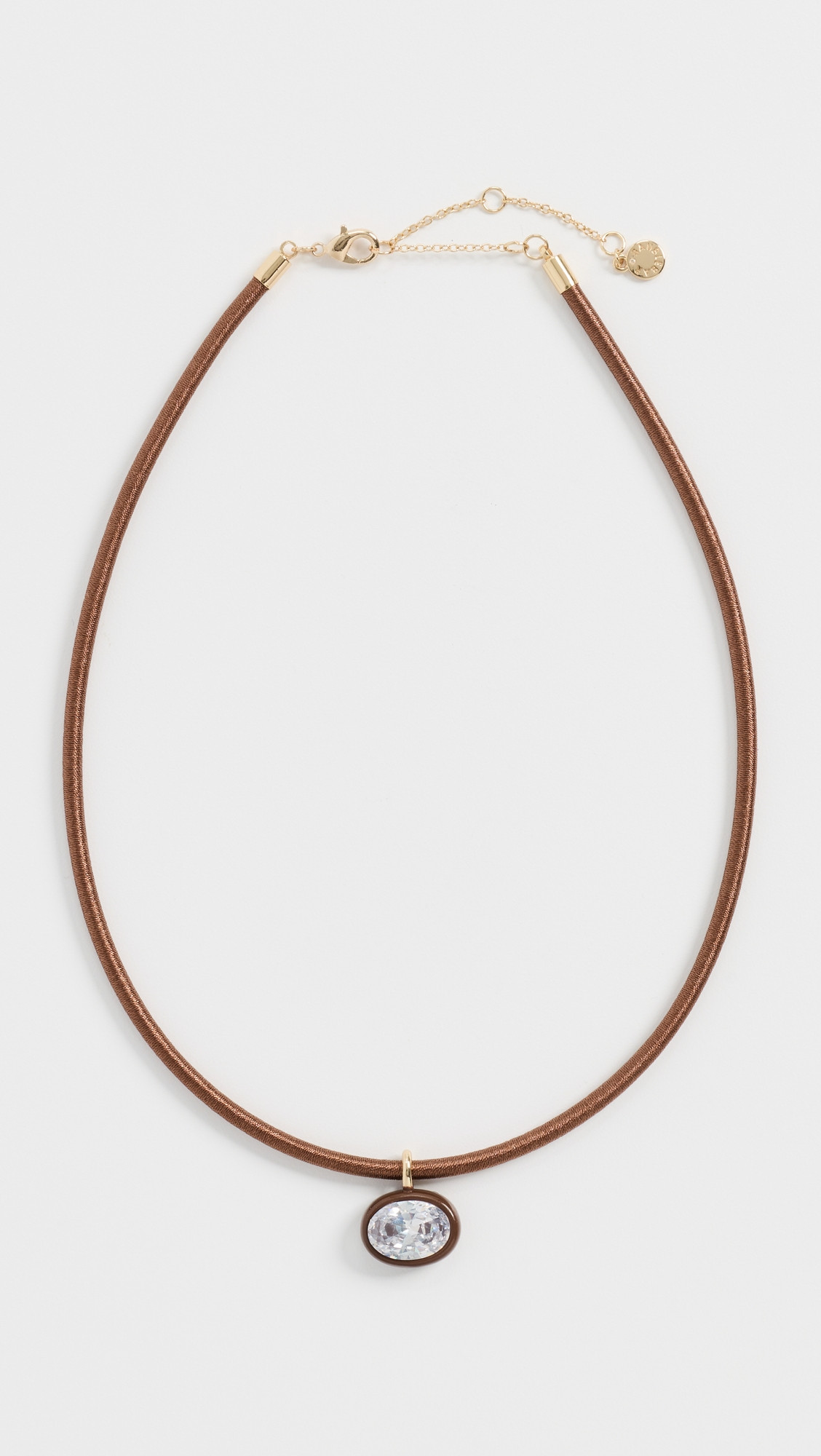 BaubleBar Lindsey Crystal Collar Necklace Brown One Size | Shopbop
