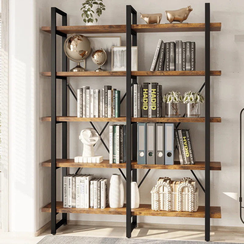 17 Stories Wynot 70 H x 53.1 W Bookcase & Reviews | Wayfair | Wayfair North America