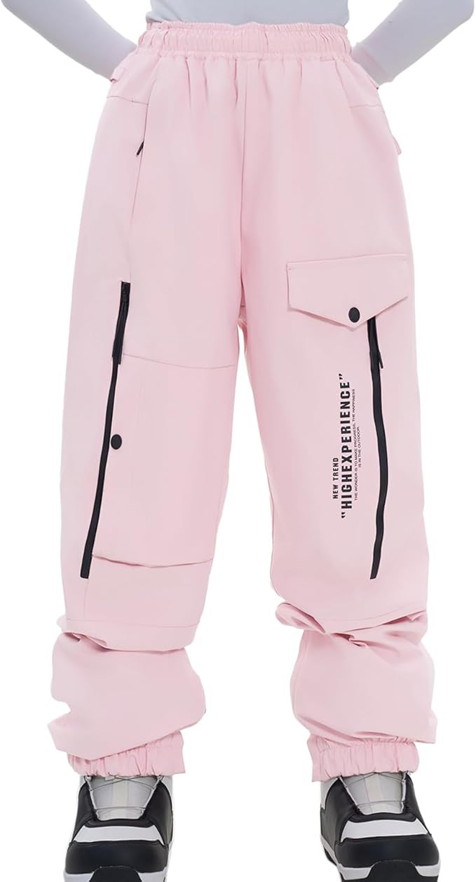 Ski Pants Snow Snowboard Pants Waterproof Insulated Baggy Windproof Hiking Winter Warm for Men Wo... | Amazon (US)