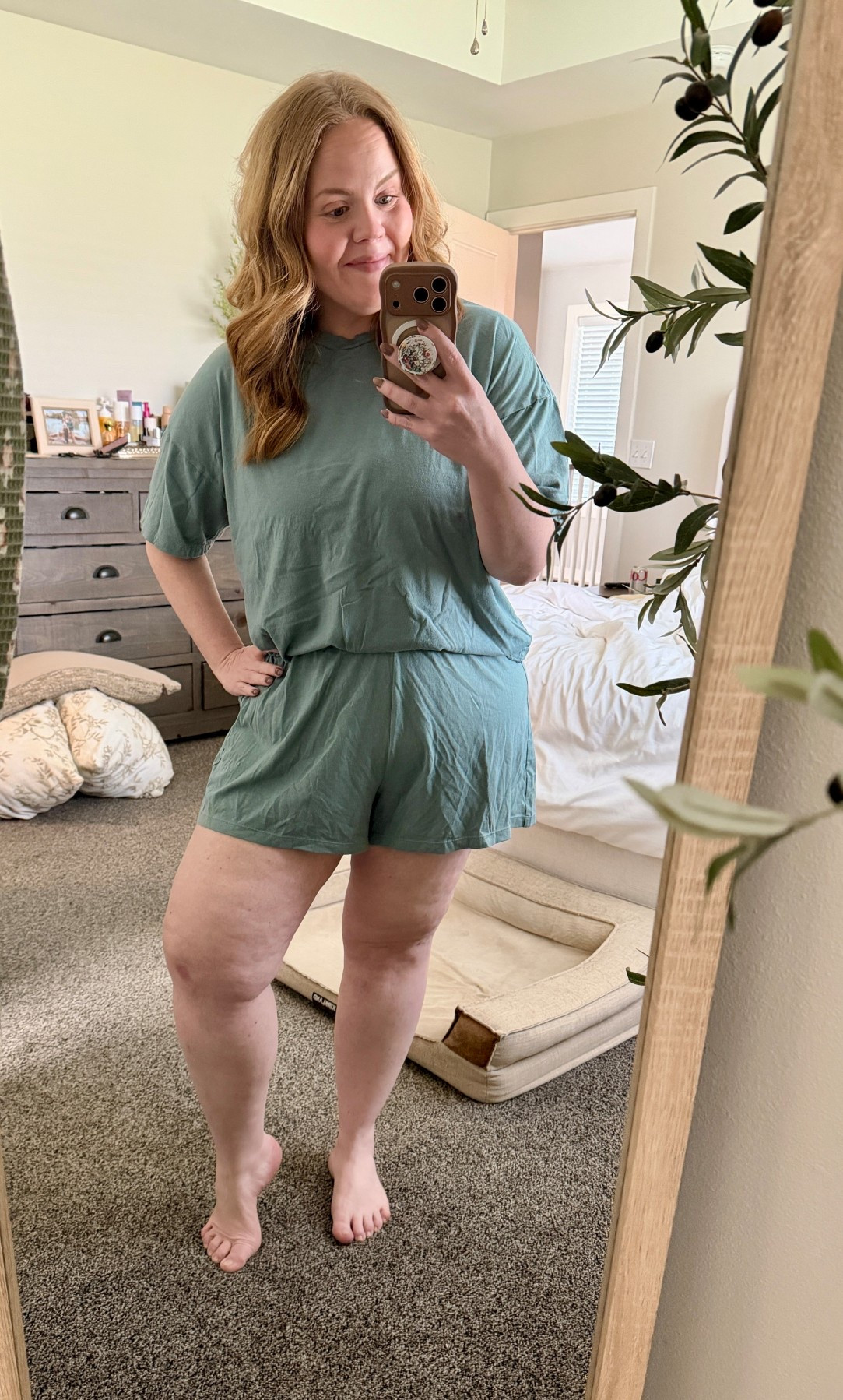 The softest pajama set!! Wearing a L.

#LTKootd #LTKMidsize #LTKmomlife