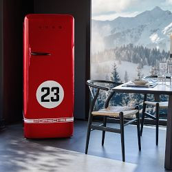 Porsche x SMEG 50's Style Retro FAB 28 Refrigerator | Williams-Sonoma