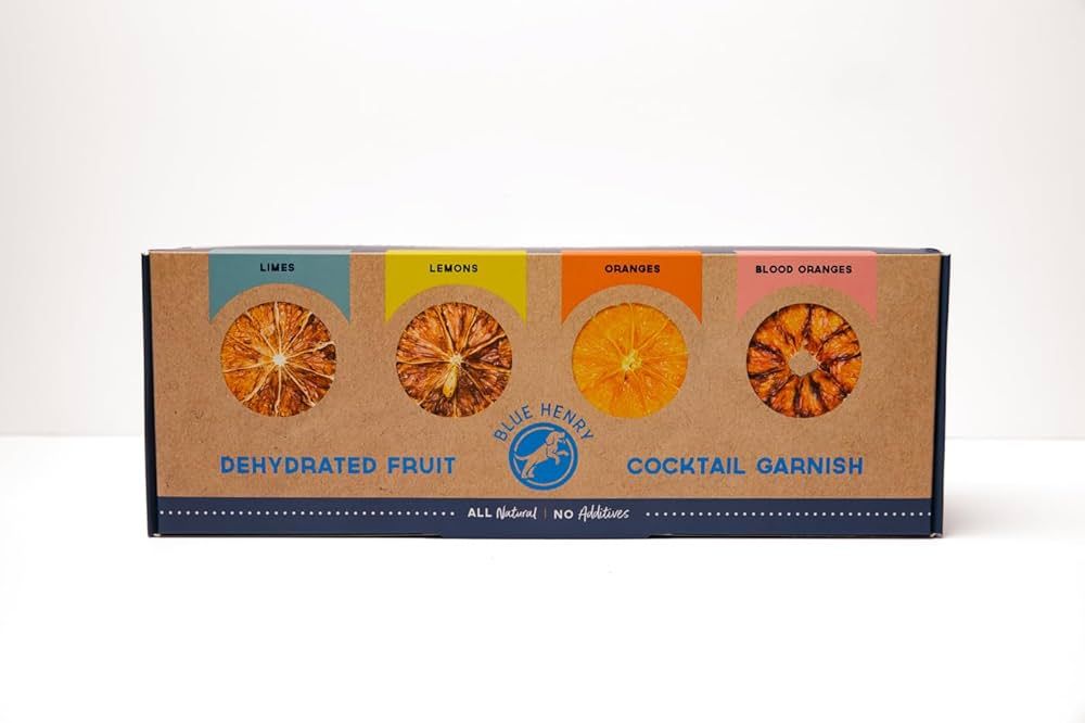 BlueHenry Variety Pack Dried Fruit Garnish - Orange, lime, lemon and blood orange wheels - 1.5 oz... | Amazon (US)