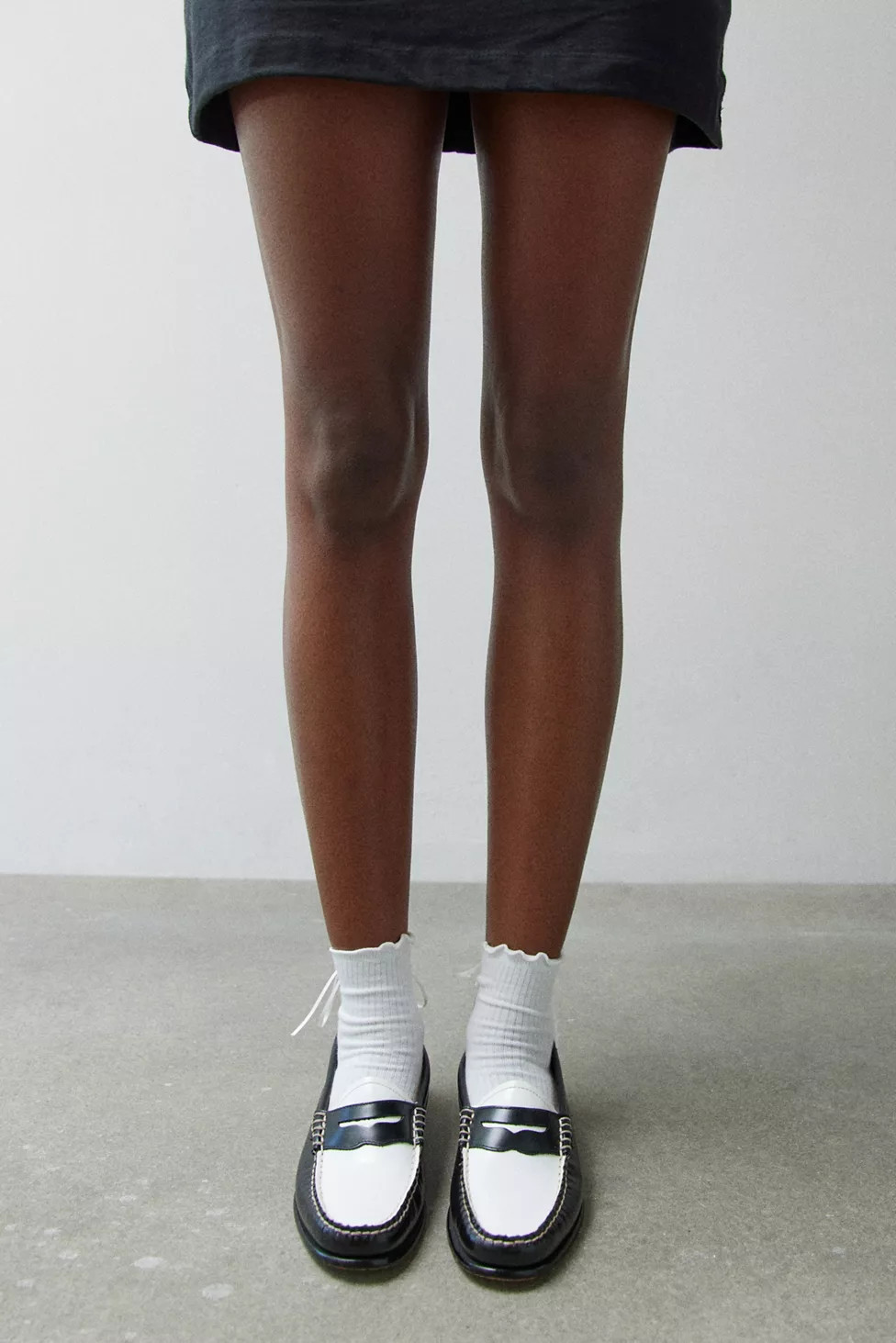 Lace-Up Lettuce Edge Ankle Sock | Urban Outfitters (US and RoW)