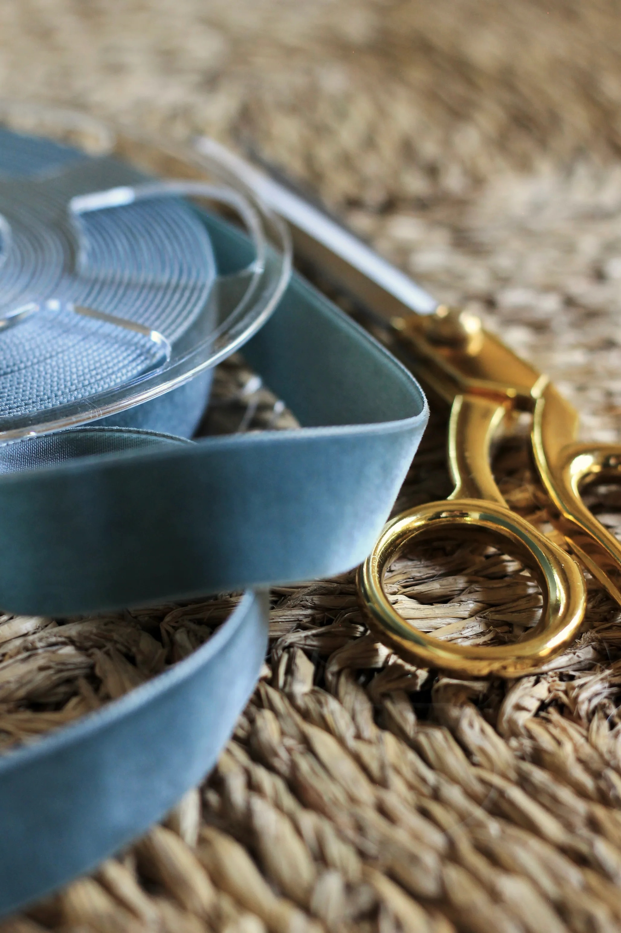 Luxury Velvet Ribbon | Blue Spruce | JSH Home Essentials
