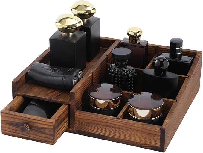 Organizer For Men,Bathroom Countertop Organizers,Perfume Organizer,Cologne Organizers,Bathroom St... | Amazon (US)