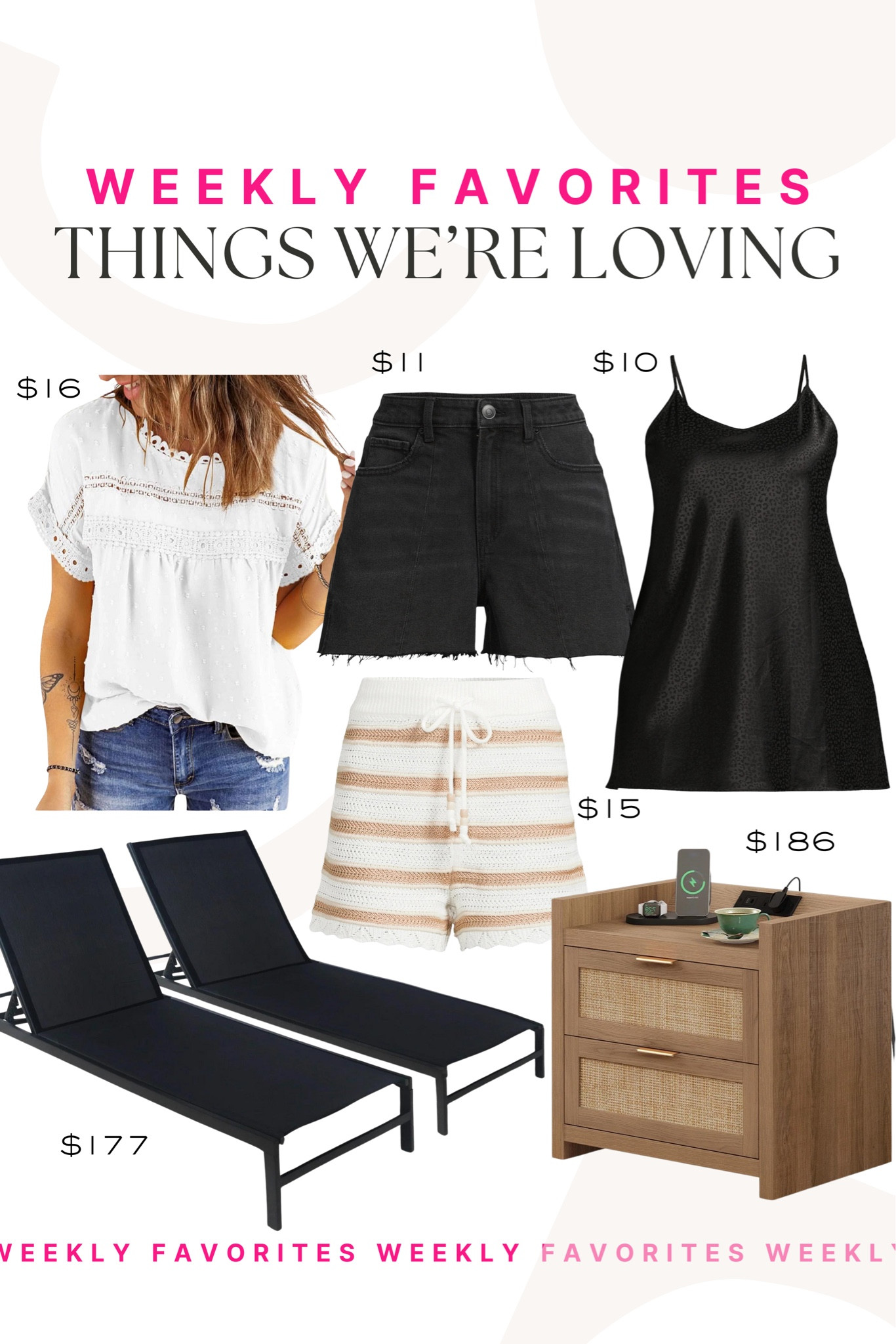 Rounding up this weeks favorites! We are loving these Walmart finds - the lounge chairs are soo nice!!

Walmart, Walmart finds, Walmart outdoor, Walmart fashion, denim shorts 

#LTKfindsunder100 #LTKstyletip #LTKfindsunder50