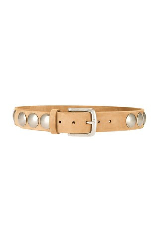 x REVOLVE Disc Studded Belt in Brown | Revolve Clothing (Global)