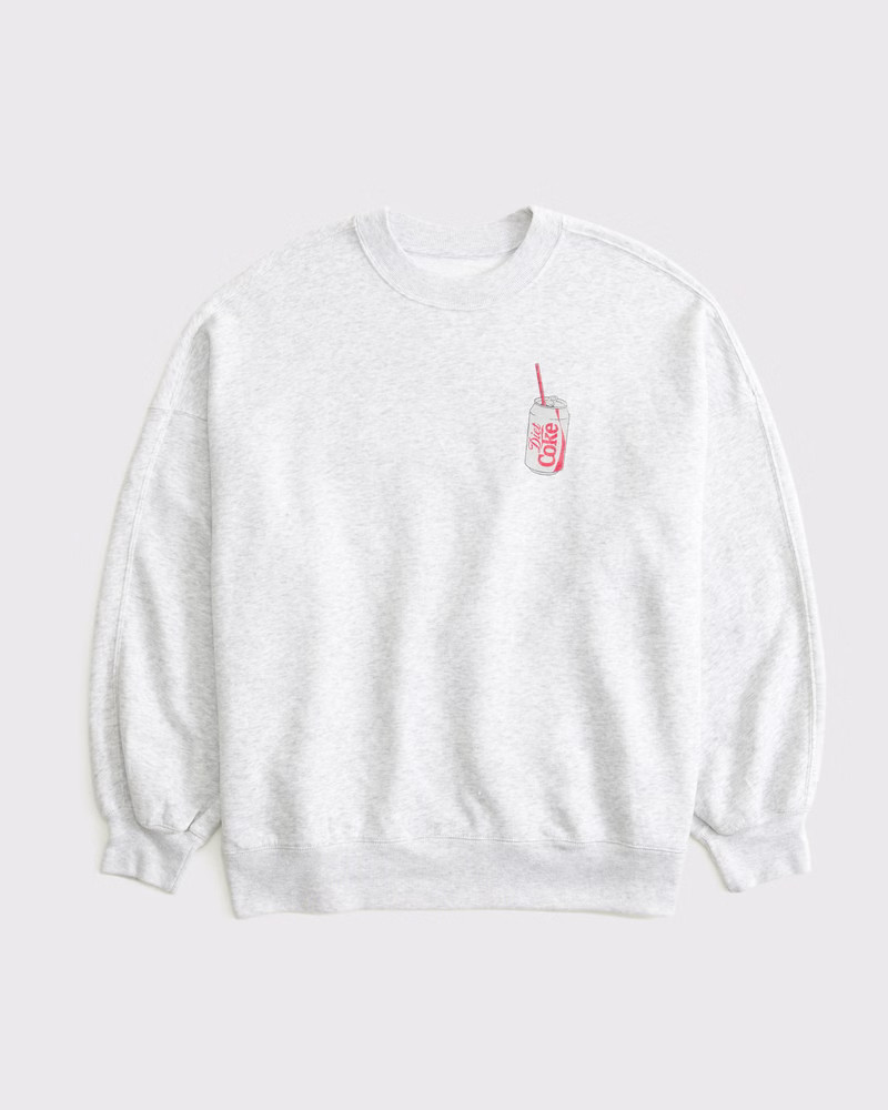 Diet Coke Graphic Oversized Sunday Crew | Abercrombie & Fitch (US)