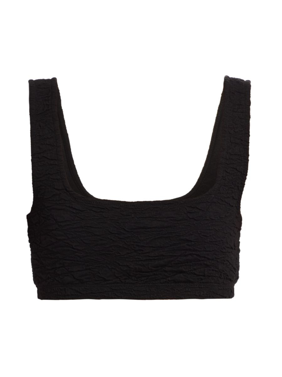 Scrunchie Bra Crop Top | Saks Fifth Avenue