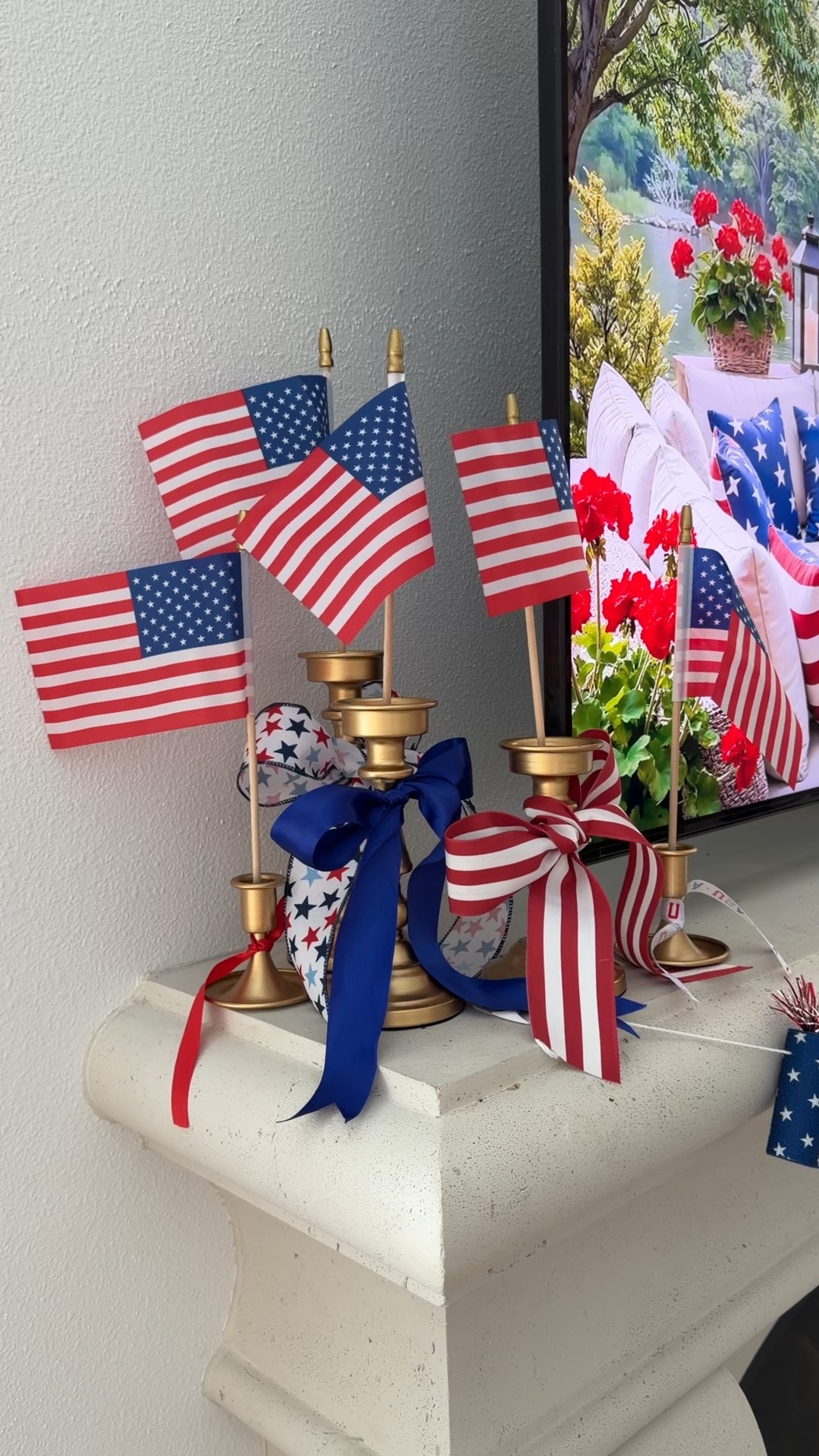Easy 4th of July decorations! 🇺🇸

Seasonal Decor | Flags | Patriotic Style | Red | White | Blue

#LTKSeasonal #LTKHome