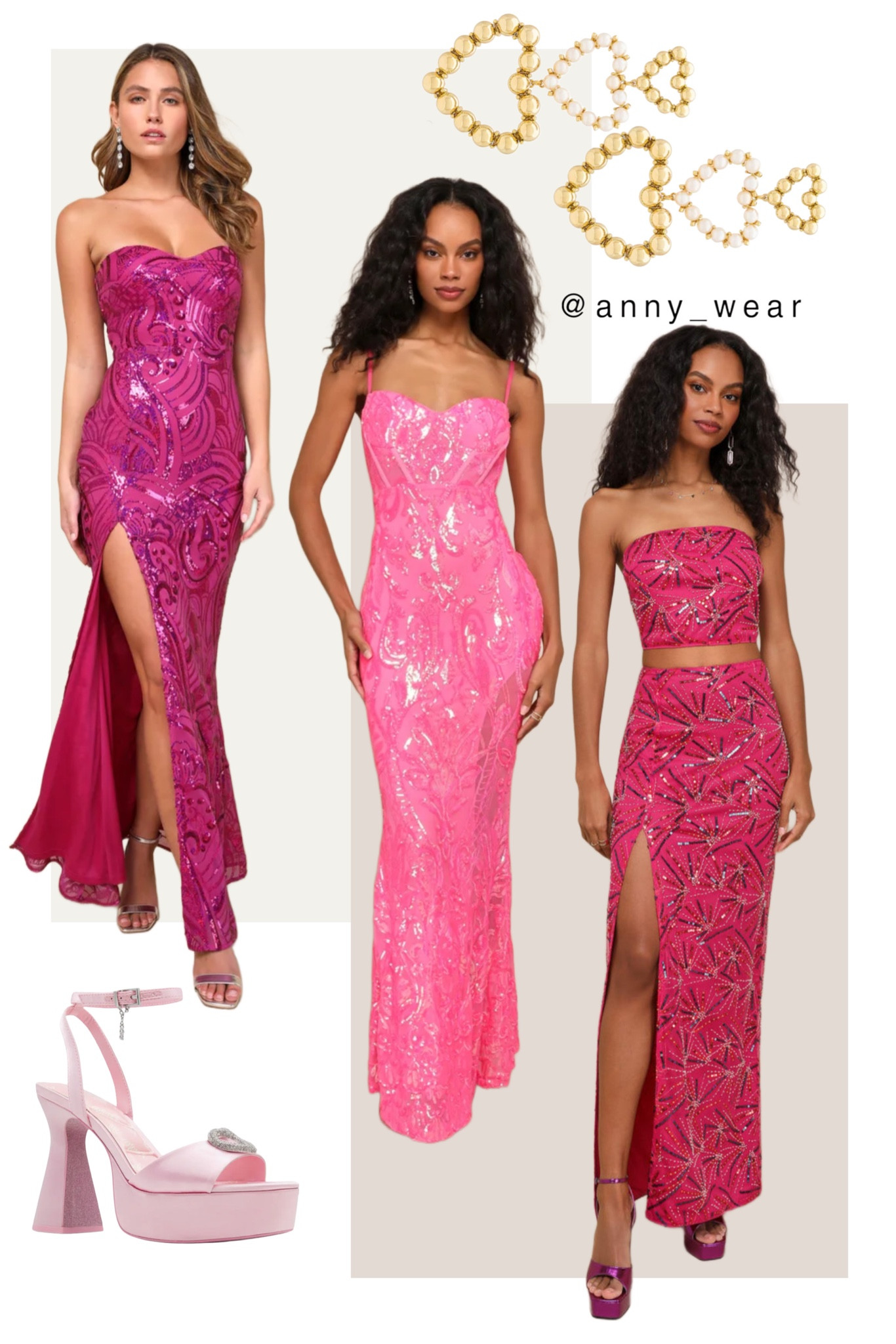 Glamorous Intrigue Magenta Sequin … curated on LTK