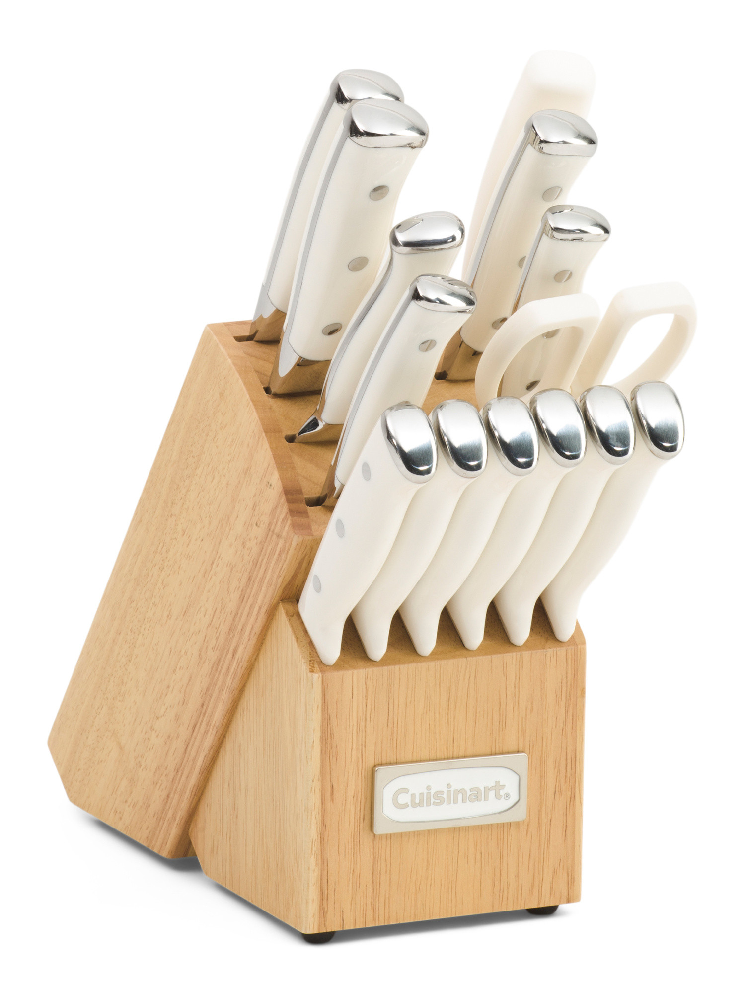15pc Stainless Steel Triple Rivet Knives And Knife Block Set | Kitchen & Dining Room | Marshalls | Marshalls