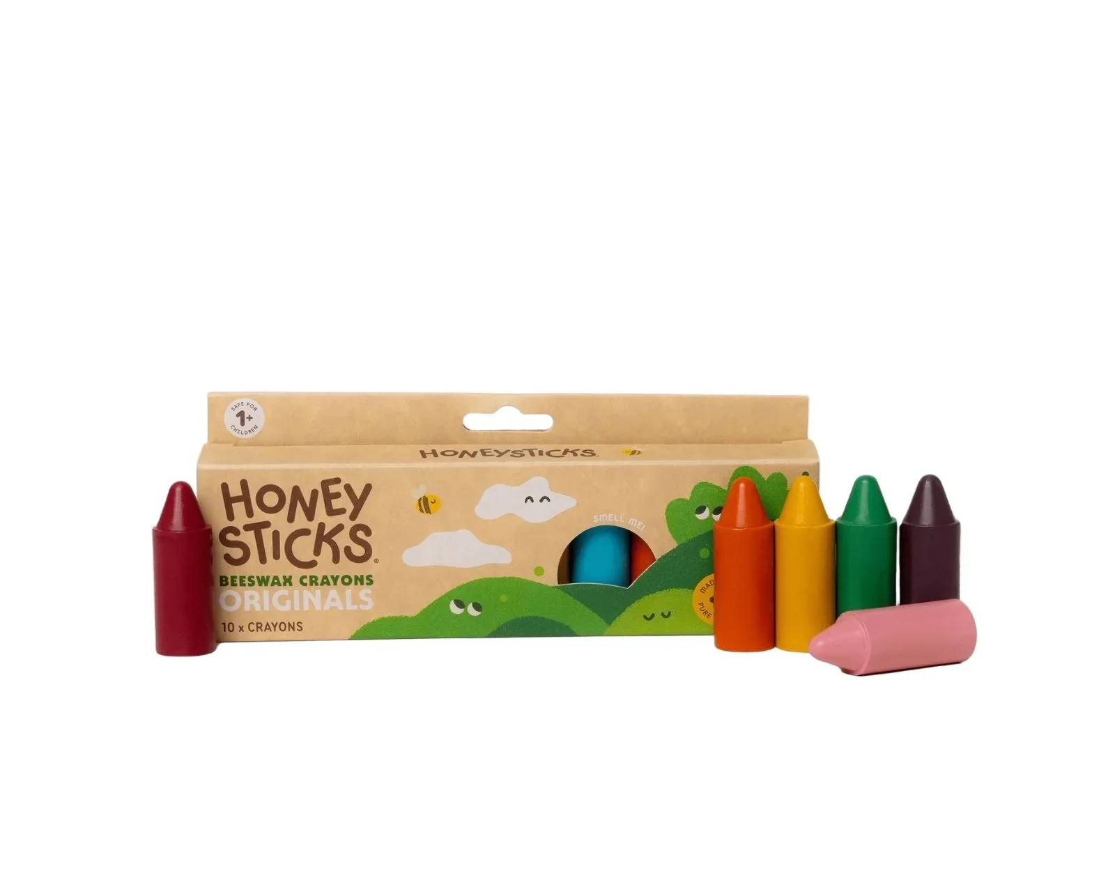 Natural Beeswax Crayons - Set of 10 | Ten Little