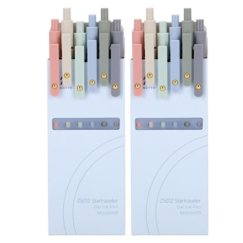 Ddaowanx Colorful Gel Pens, 0.5mm Fine Point Retractable, Cute Pens with Colored Writing and Sketching, Nursing School Essentials,School Supplies, Gifts for Nurse (12 Pcs-Blue Ink) | Amazon (US)
