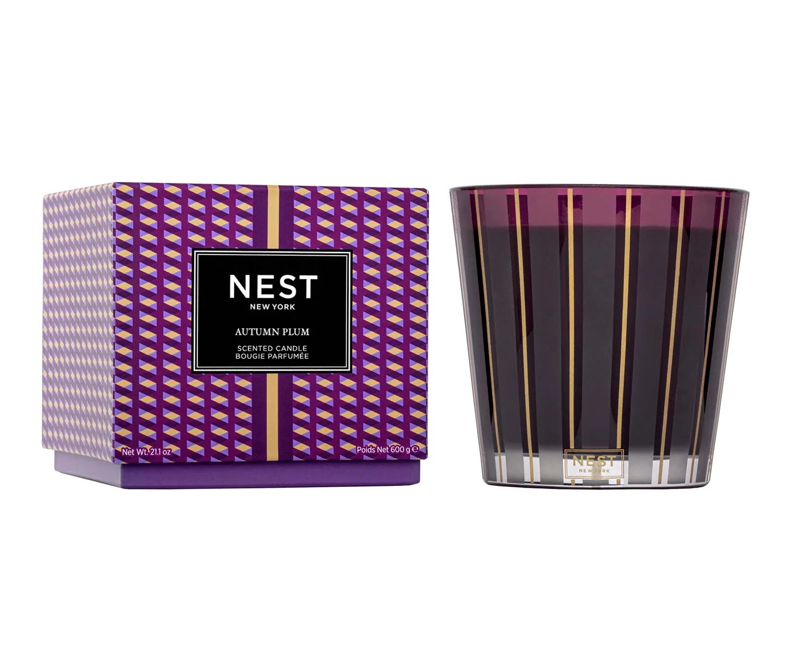 Autumn Plum 3-Wick Candle | NEST Fragrances