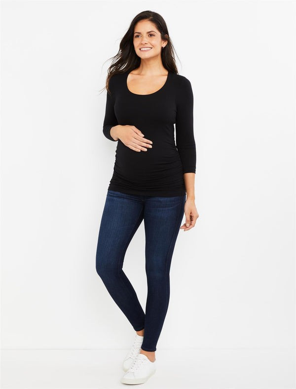 AG Jeans Secret Fit Belly Sustainable Legging Ankle Maternity Jeans | A Pea In The Pod