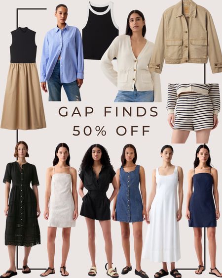 Gap summer finds 50% off! 

Dresses, summer outfits, white dresses, petite style 

#LTKFindsUnder50 #LTKSaleAlert #LTKFindsUnder100