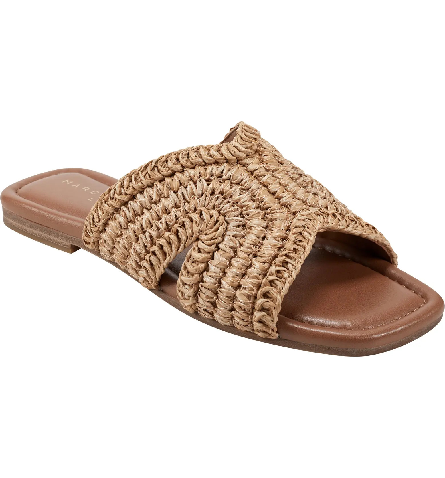 Marc Fisher LTD Narda Raffia Slide Sandal (Women) | Nordstrom | Nordstrom