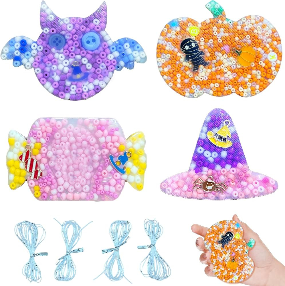4 Pack Halloween Picky Pads, Fidget Picking Pads, Skin Picking Pad for Trichotillomania ADHD Derm... | Amazon (US)