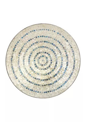 Monroe Lane Coastal Mother of Pearl Shell Wall Decor, Beige | Belk