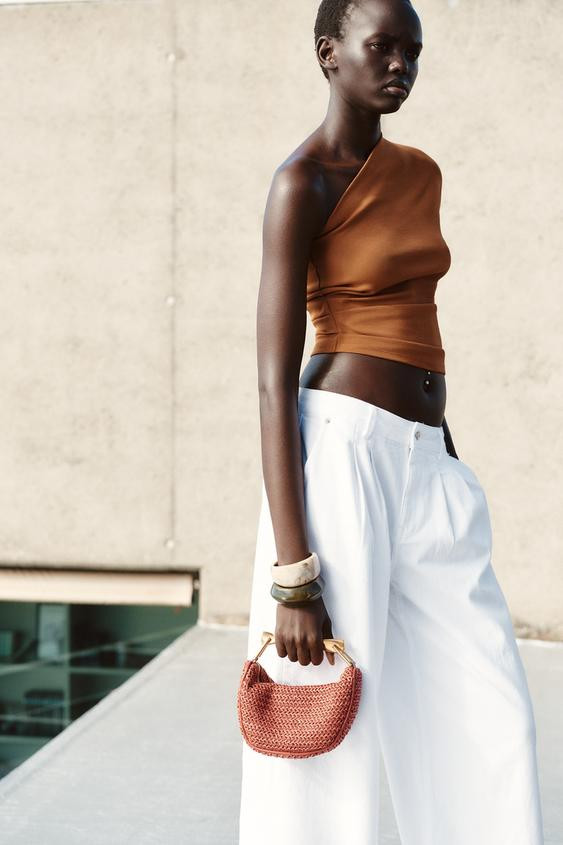 MINI BAG WITH METALLIC HANDLE | Zara US