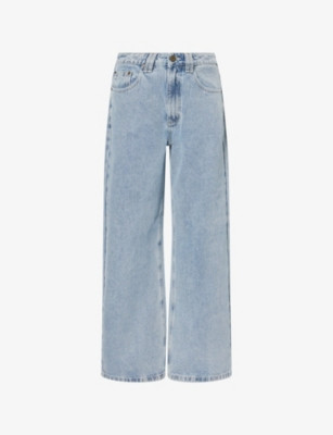 Reagan Wide-Leg Denim Jeans | Selfridges