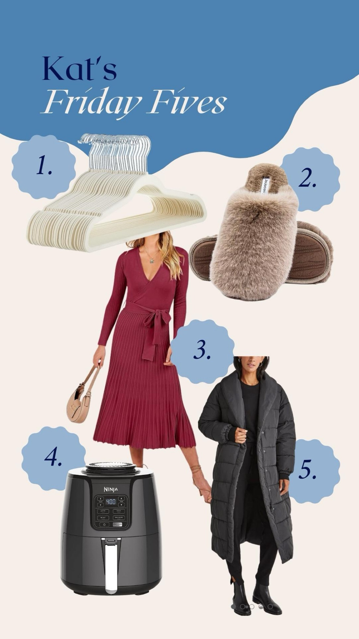 This week’s Friday Fives

#LTKSeasonal #LTKHoliday #LTKstyletip