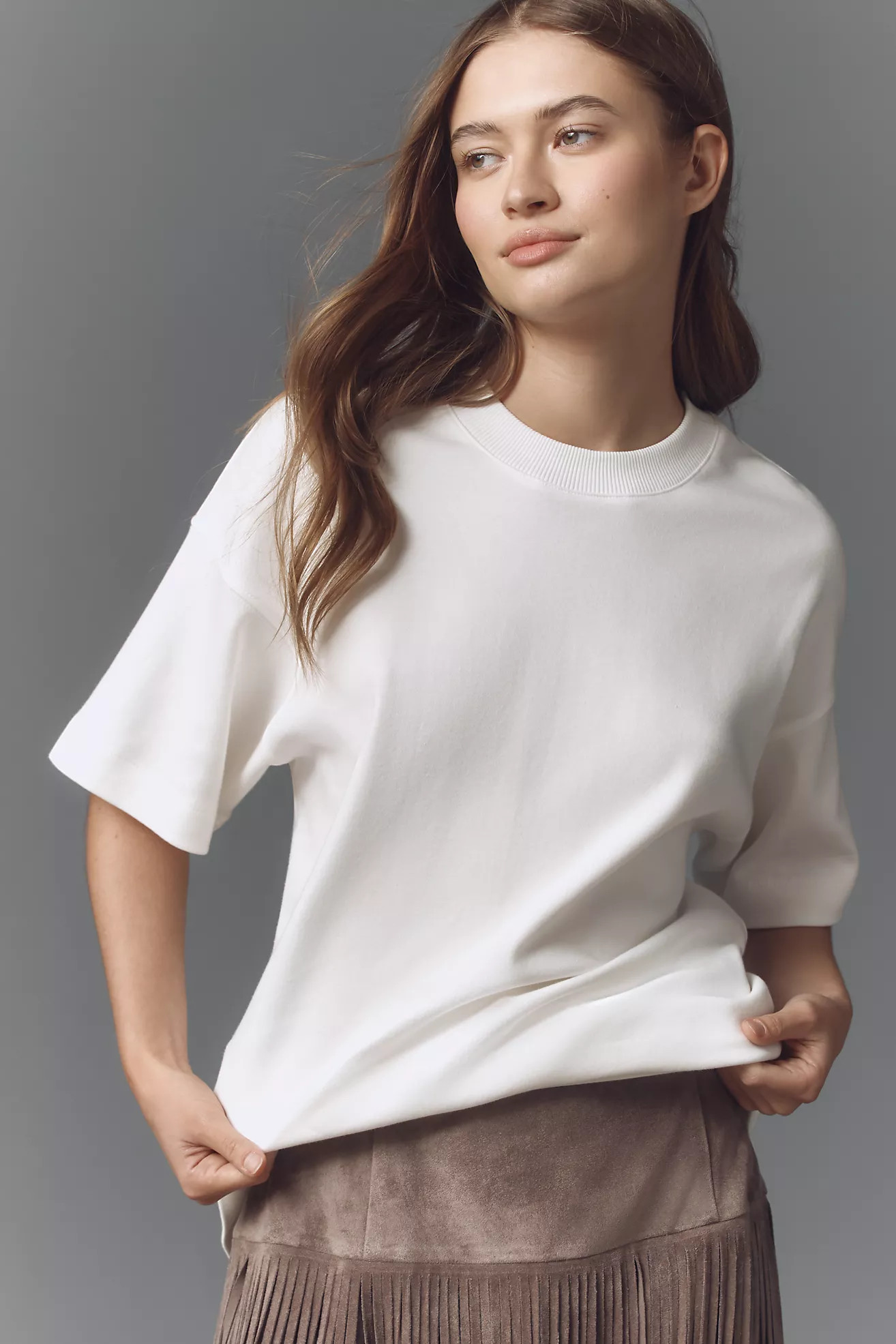 By Anthropologie Perfect Oversized Tee | Anthropologie (US)