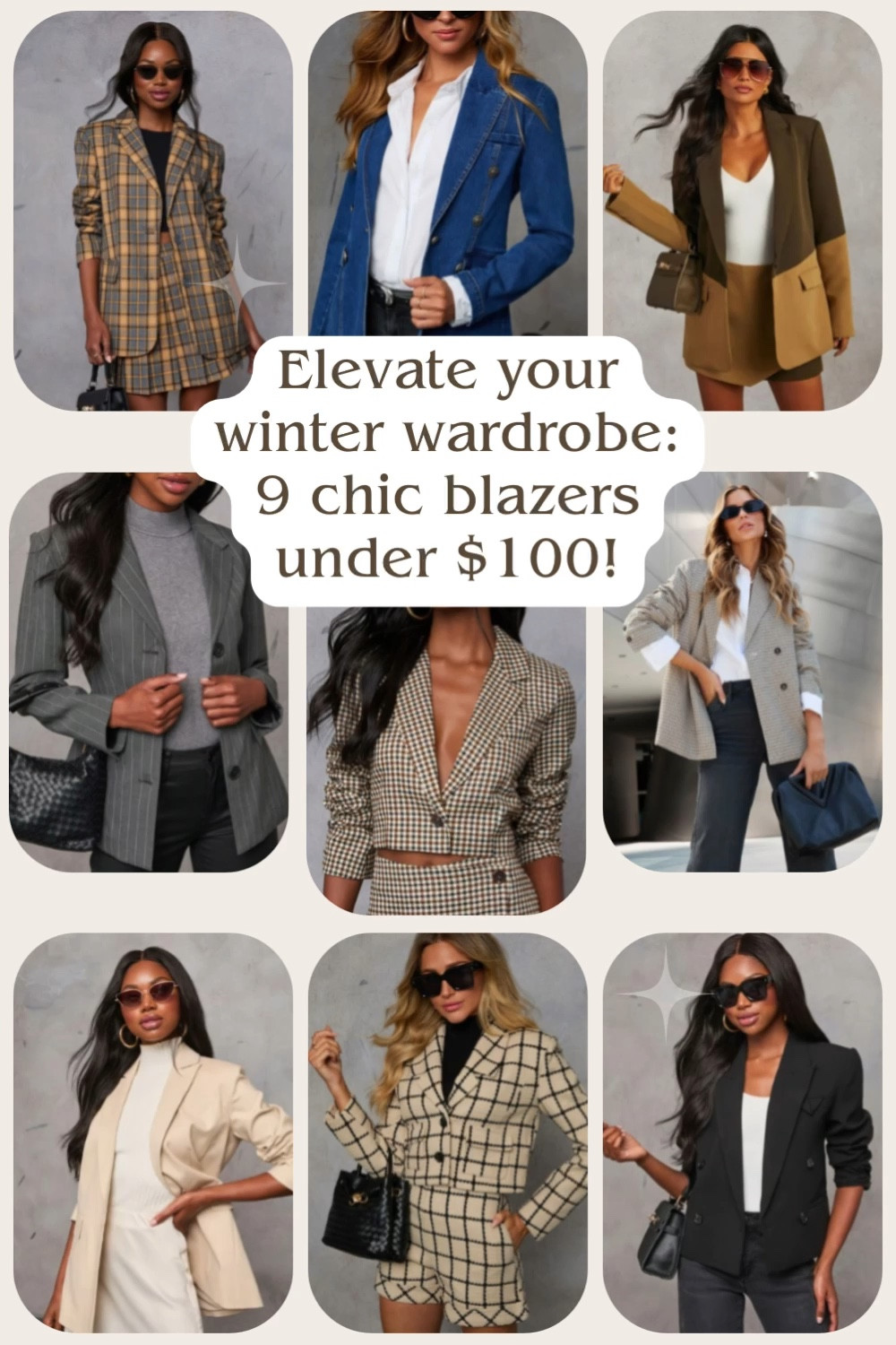 Upgrade your winter wardrobe with these chic blazers. And they’re all $100 during LTK Cyber Week 🙌🏾

#LTKCyberWeek #LTKFindsUnder100 #LTKSaleAlert