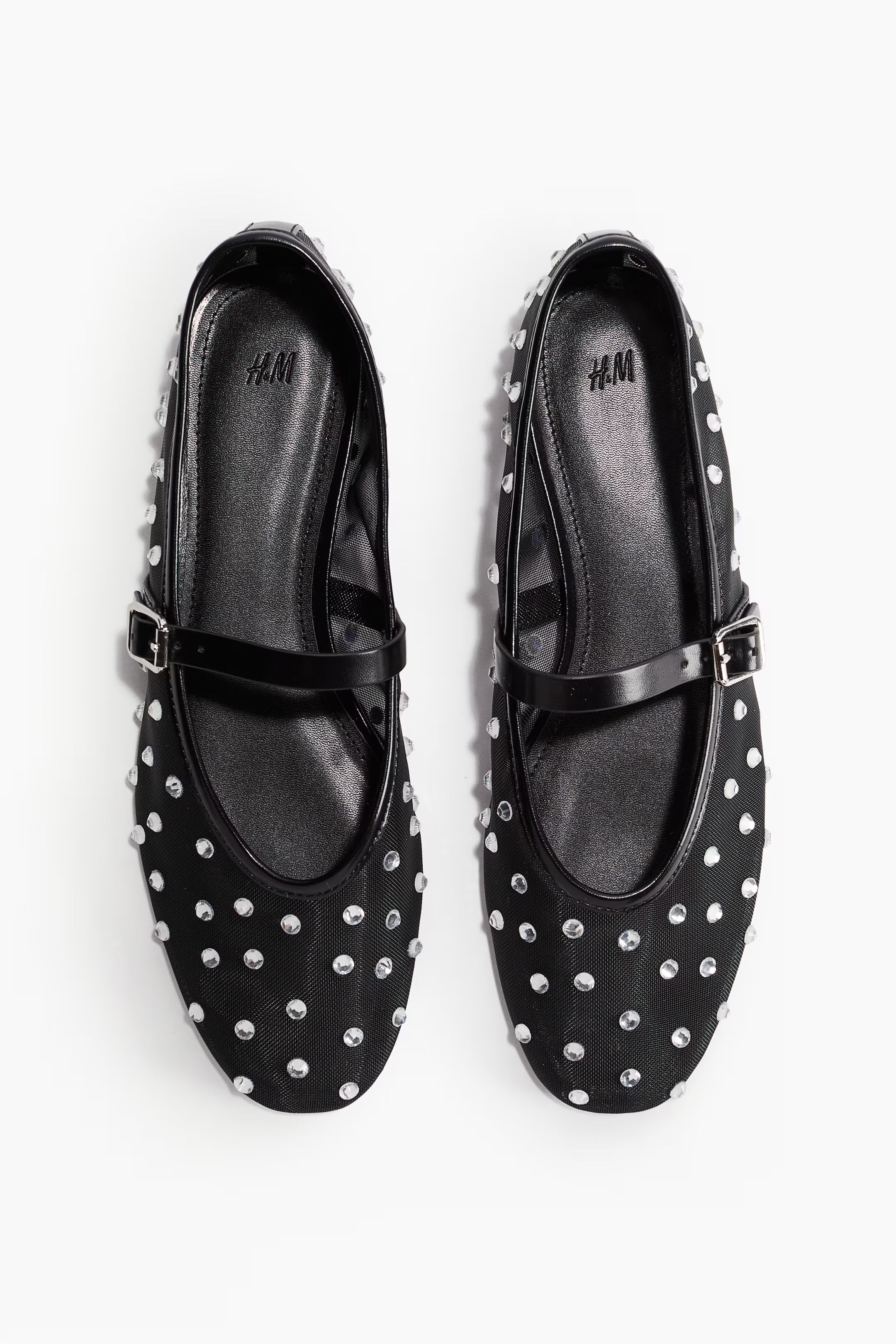 Rhinestone-embellished ballet pumps | H&M (UK, MY, IN, SG, PH, TW, HK)