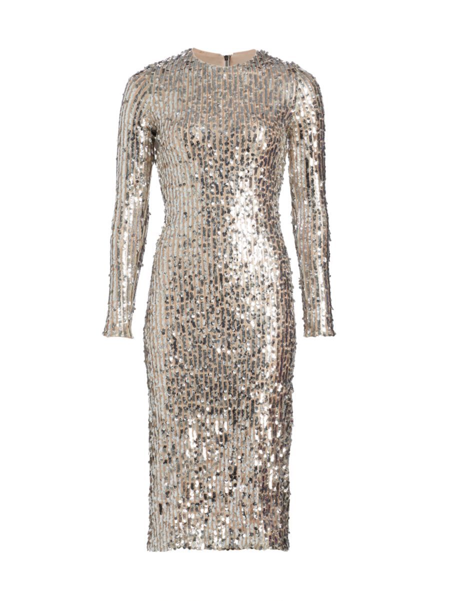 Le Superbe Studio 54 Kate Sequined Midi-Dress | Saks Fifth Avenue