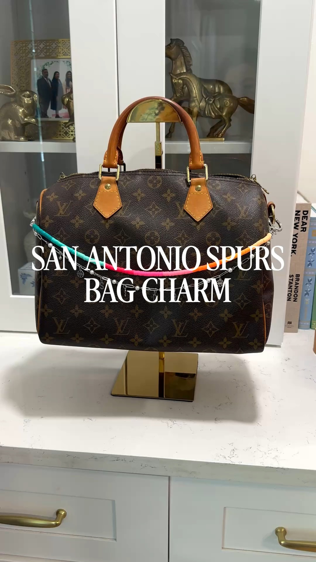 SAN ANTONIO SPIRS BAG CHARM Here are some supplies I used to make the colorful bag charm. The second one I bought but I listed supplies to also make your own.

#LTKdayinmylife #LTKgrwm #LTKOver40