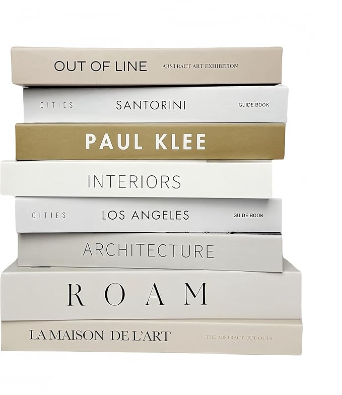 8 Pack Decorative Books, Ediactcyl Decoration Faux Books for Hardcover Home Decor | Fake Book Sta... | Amazon (US)