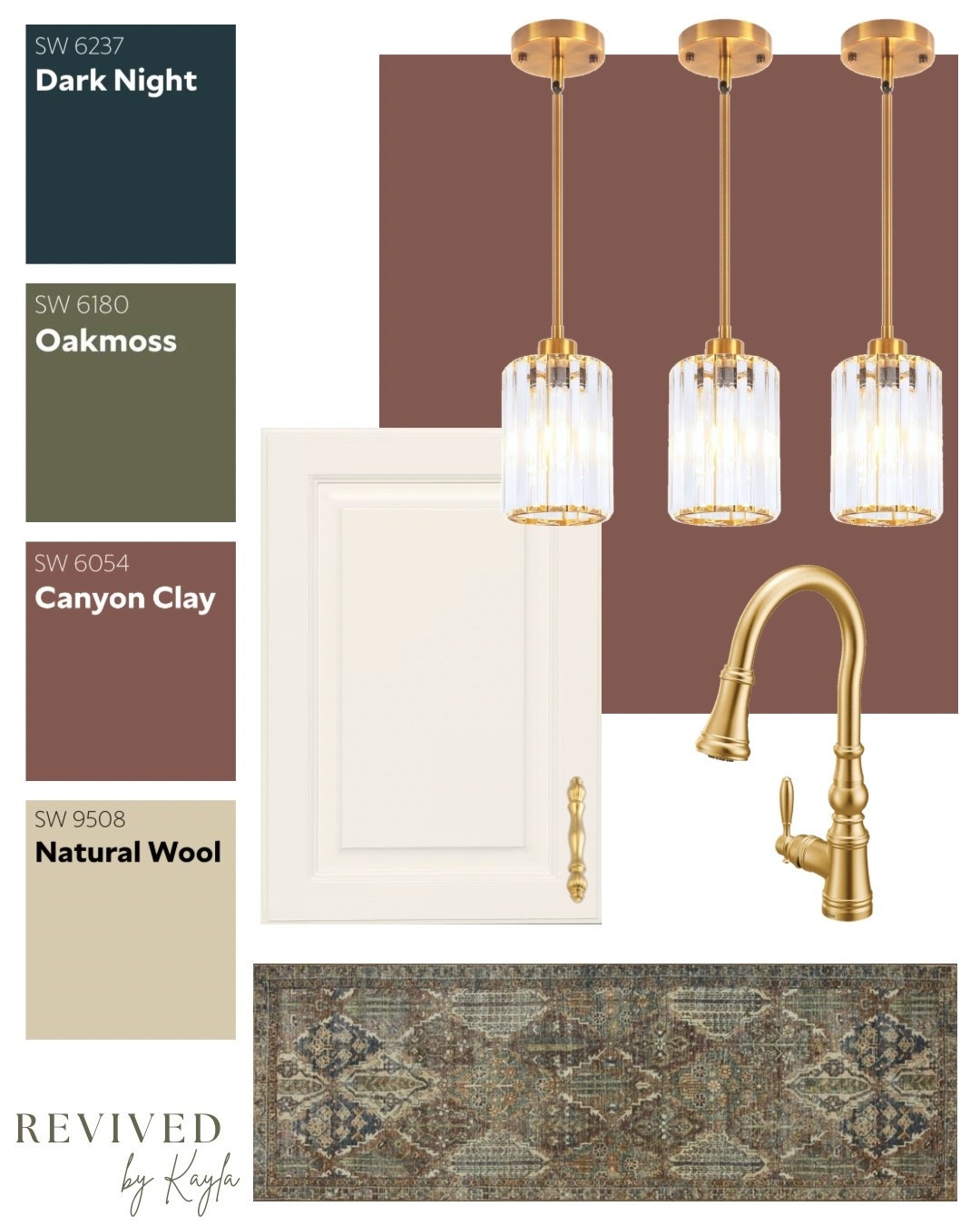 Moody earthy kitchen design mood board 🤎✨

#kitchen #homedecor #homedesign #kitchendecor #moody #earthy #kitchendesign #moodboard #paintcolors #sherwinwilliams #wayfair #amazon #amazonhome 

#LTKHome