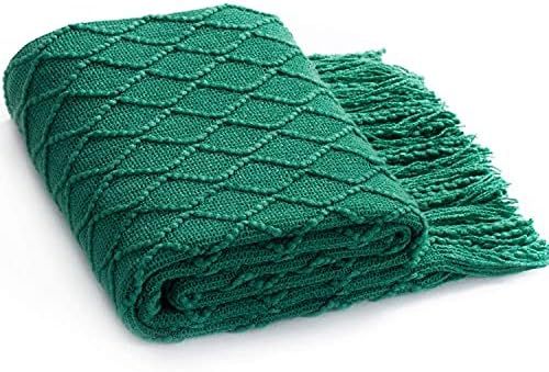 Bedsure Throw Blanket for Couch 50 x 60 inches - Knit Woven Summer Blankets, Cozy Lightweight Dec... | Amazon (US)