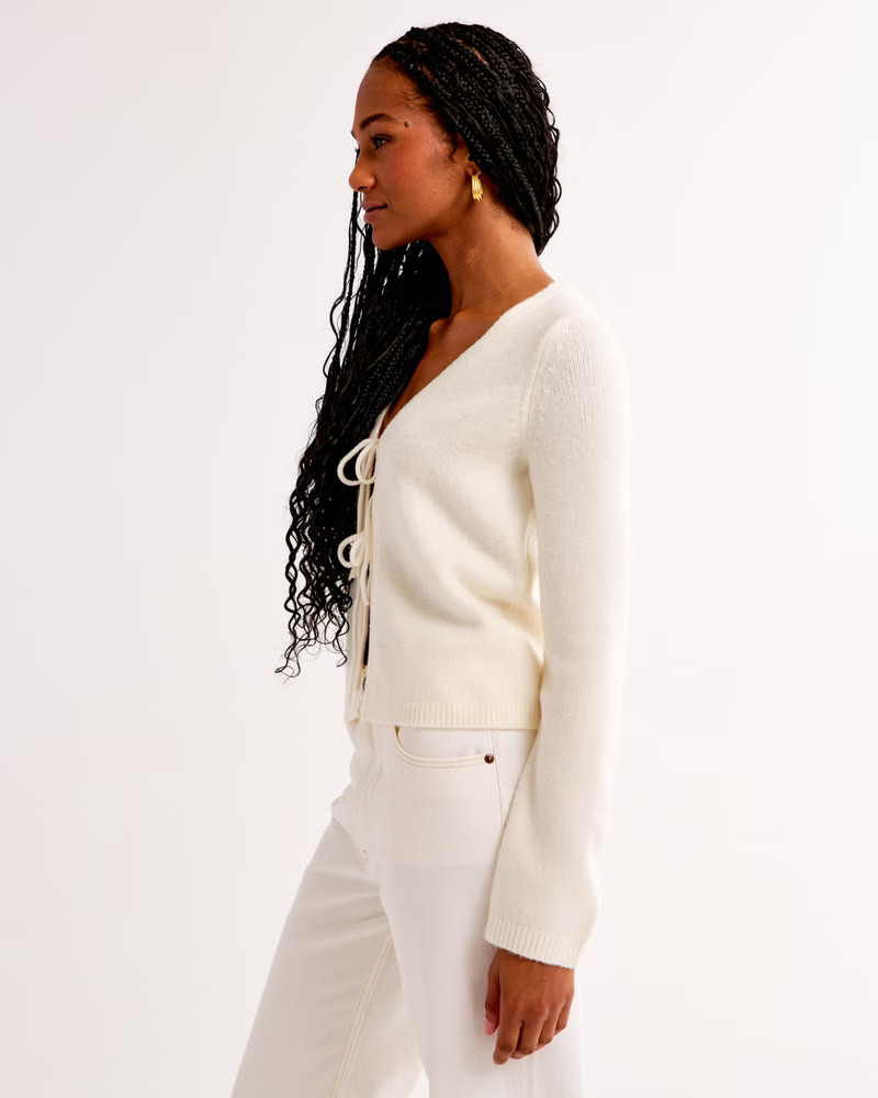 Tie-Front Cardigan | Abercrombie & Fitch (US)