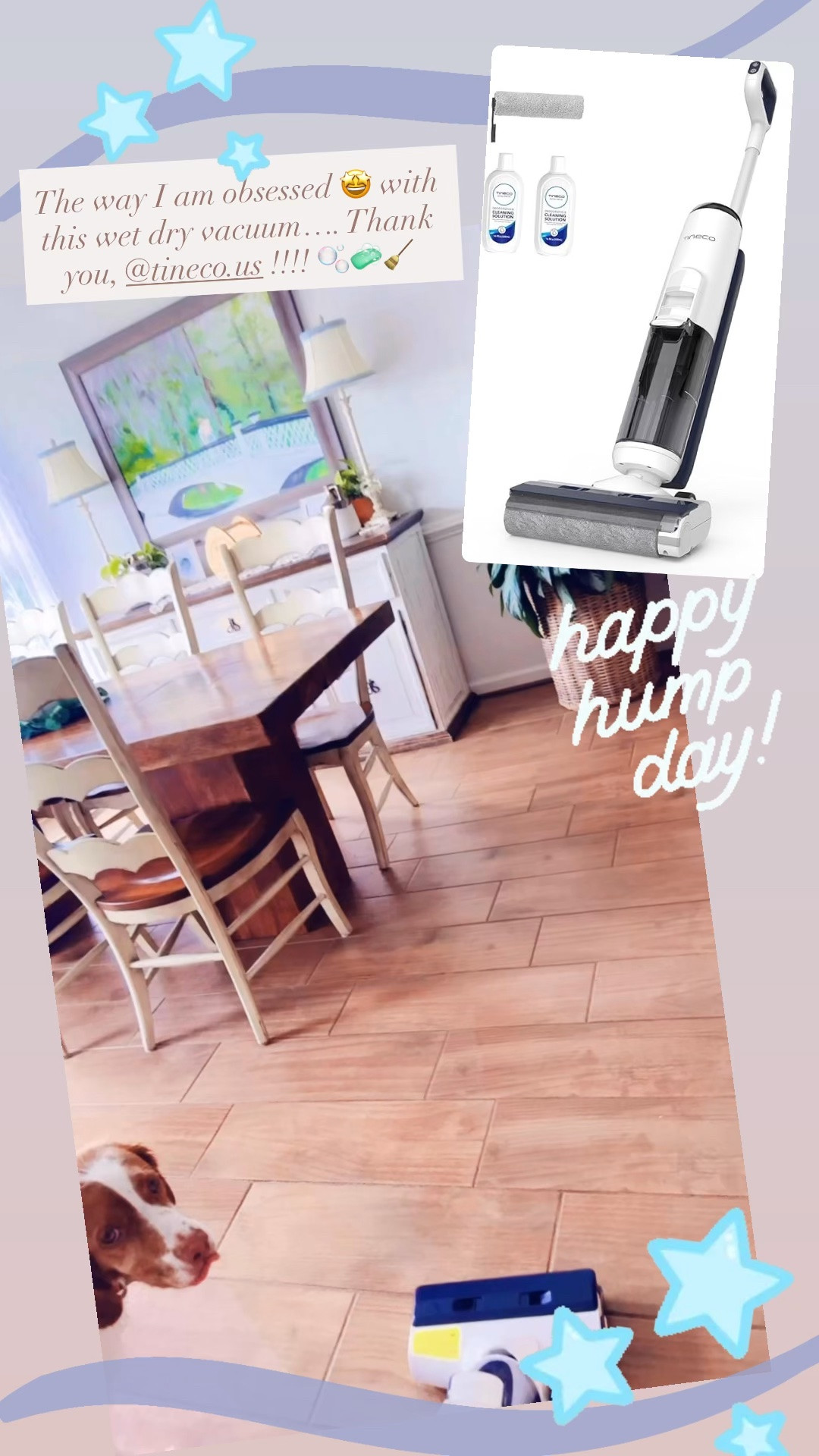 The way I am obsessed 🤩 with this wet dry vacuum…. Thank you, @tineco.us !!!! 🫧🧼🧹