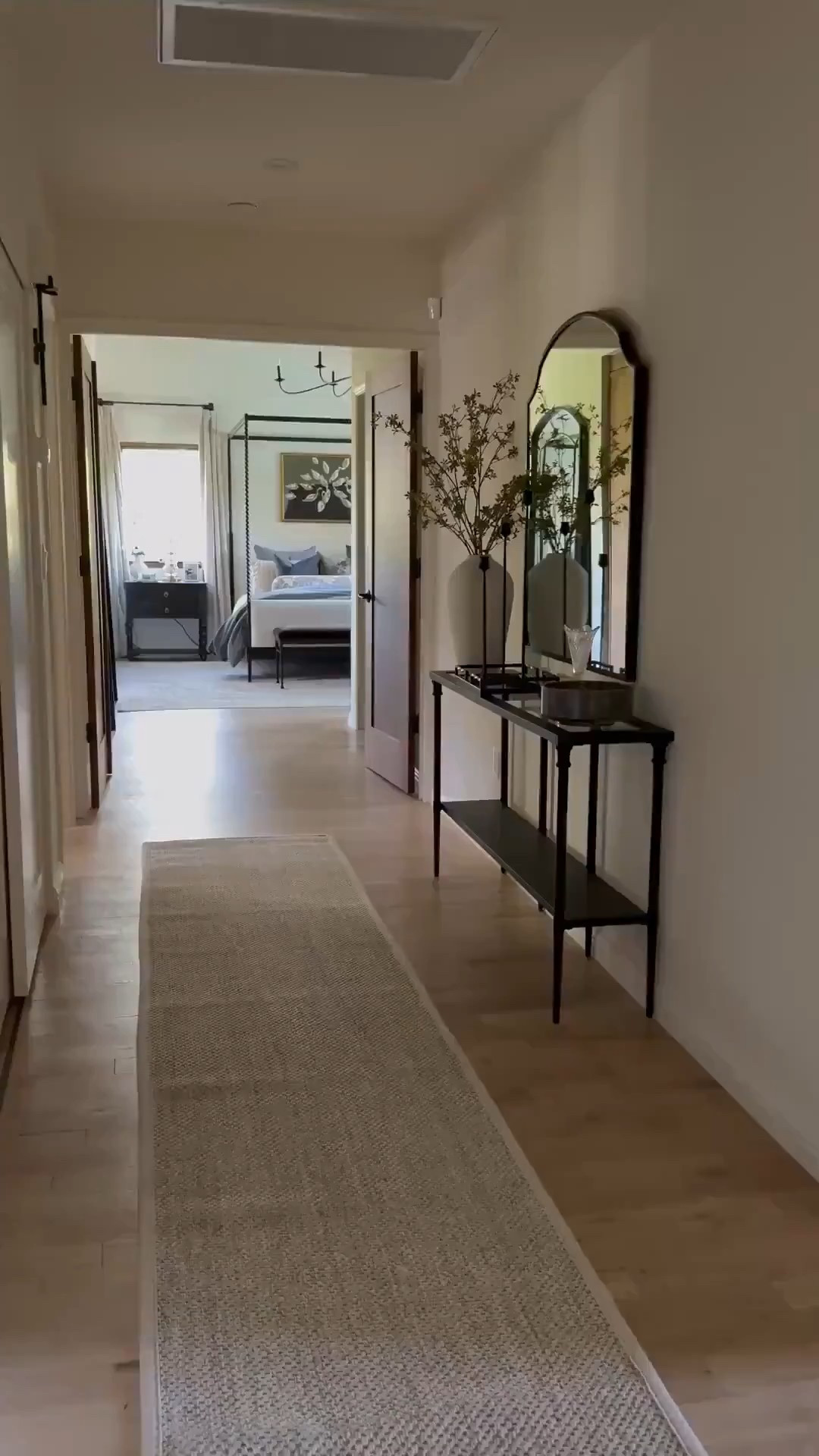 Hallway console decor and runner!

#LTKvlog #LTKHome #LTKSaleAlert