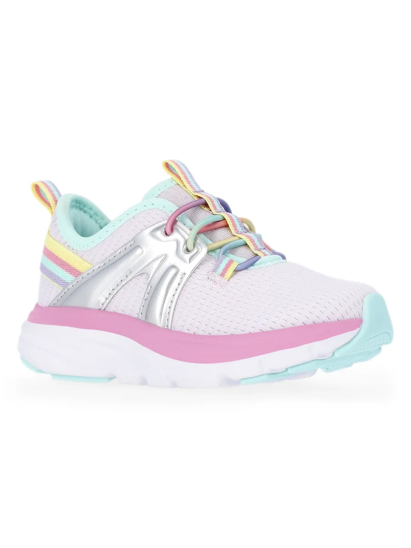 Athletic Works Girls Cage Knit Slip On Sneakers | Walmart (US)
