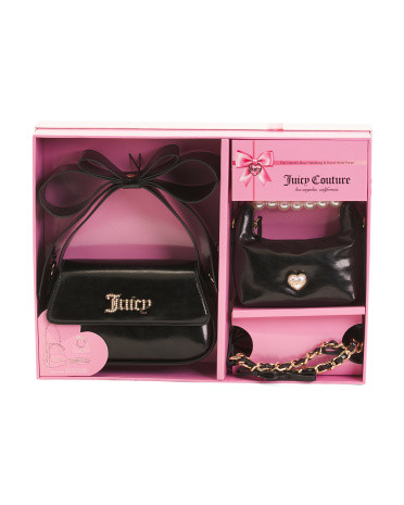 2pc Top Handle Shoulder Bag And Clutch Set | TJ Maxx