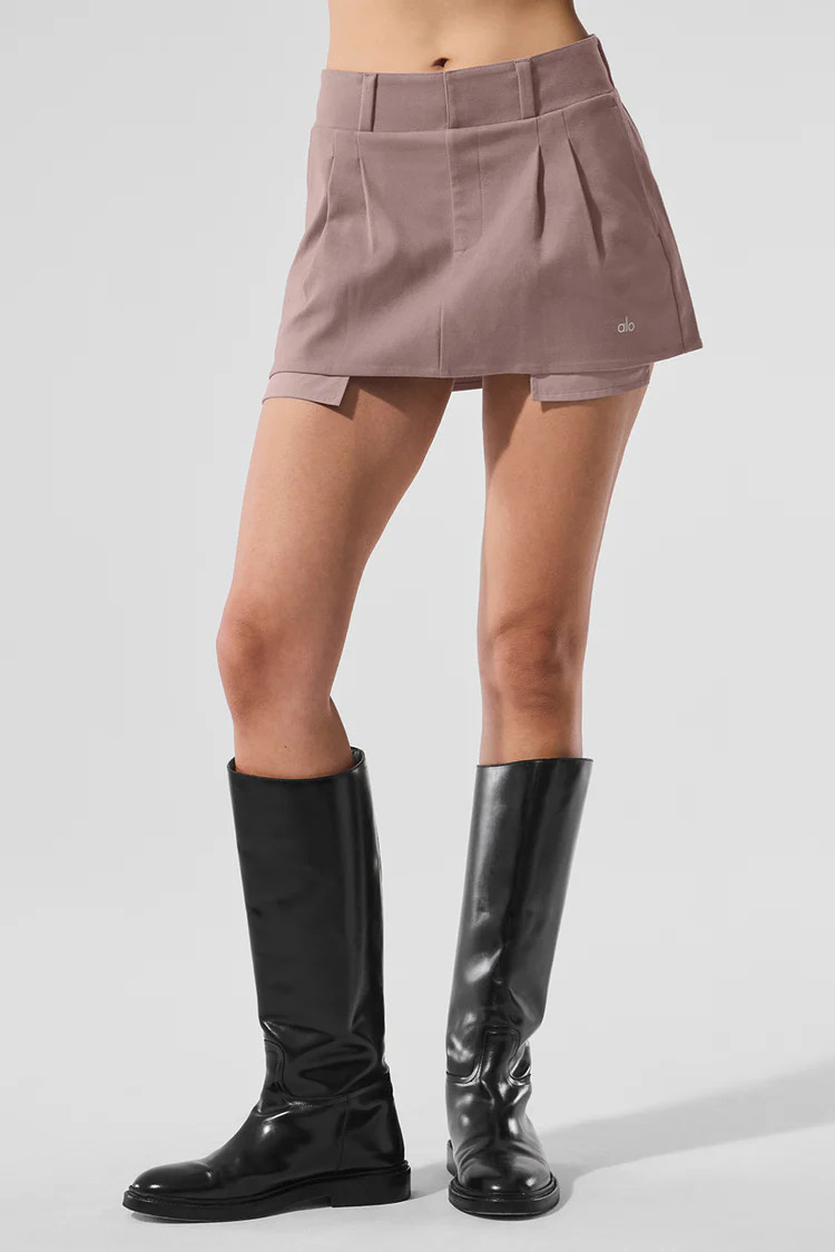Good Days Mini Skirt - Mushroom | Alo Yoga (US)