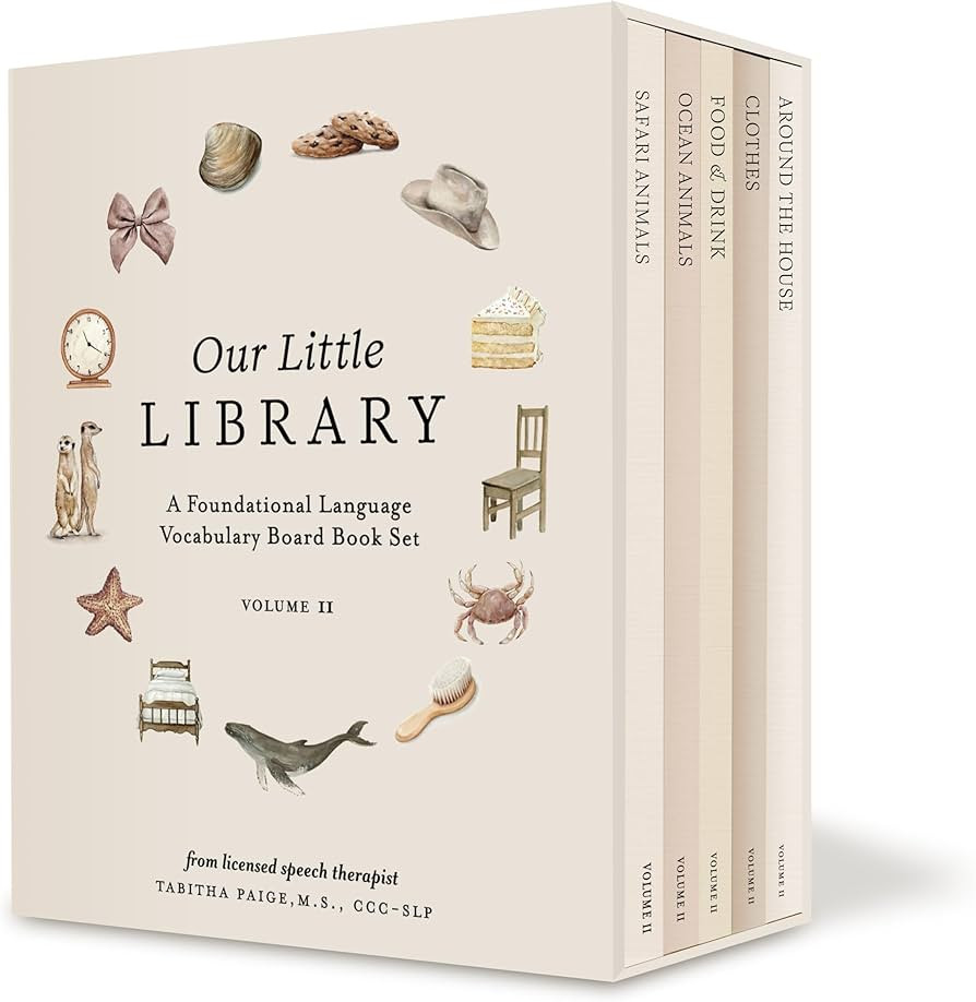 Our Little Library Vol. 2: First 100 Words Board Book Box Set, including Ocean Animals, Safari An... | Amazon (US)