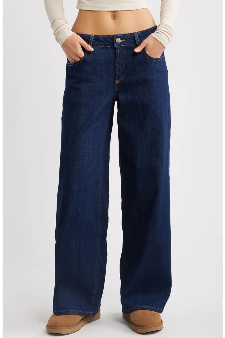 Low Rise Baggy Wide Leg Jeans (Women) | Nordstrom | Nordstrom