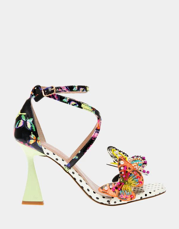 TRUDIE BLACK BUTTERFLY | Betsey Johnson